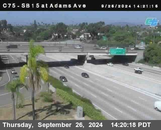 SB 15 at Adams Ave (On Ramp)