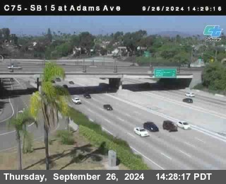 SB 15 at Adams Ave (On Ramp)