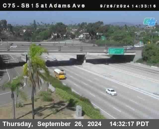 SB 15 at Adams Ave (On Ramp)