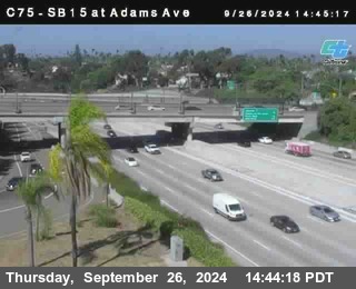 SB 15 at Adams Ave (On Ramp)