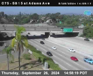 SB 15 at Adams Ave (On Ramp)