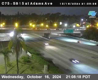 SB 15 at Adams Ave (On Ramp)