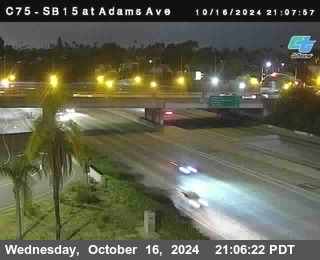 SB 15 at Adams Ave (On Ramp)