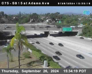 SB 15 at Adams Ave (On Ramp)