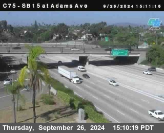 SB 15 at Adams Ave (On Ramp)