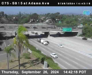 SB 15 at Adams Ave (On Ramp)