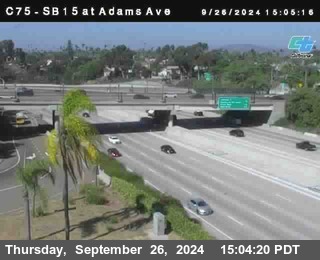 SB 15 at Adams Ave (On Ramp)