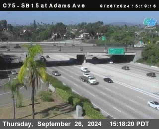 SB 15 at Adams Ave (On Ramp)