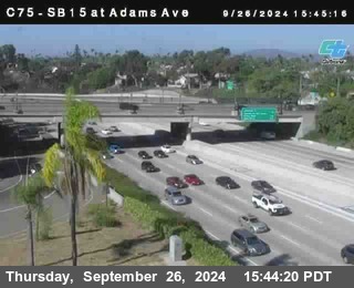 SB 15 at Adams Ave (On Ramp)