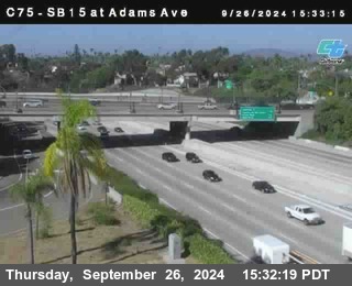 SB 15 at Adams Ave (On Ramp)