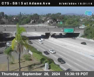 SB 15 at Adams Ave (On Ramp)