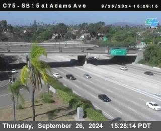 SB 15 at Adams Ave (On Ramp)