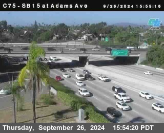 SB 15 at Adams Ave (On Ramp)