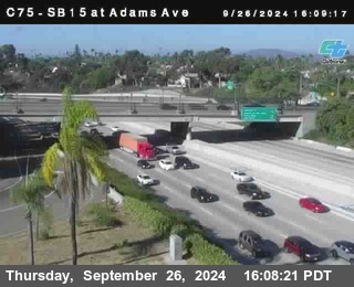 SB 15 at Adams Ave (On Ramp)