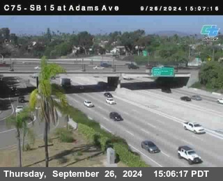 SB 15 at Adams Ave (On Ramp)