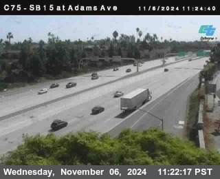 SB 15 at Adams Ave (On Ramp)