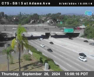 SB 15 at Adams Ave (On Ramp)