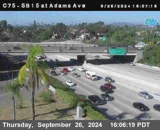 SB 15 at Adams Ave (On Ramp)