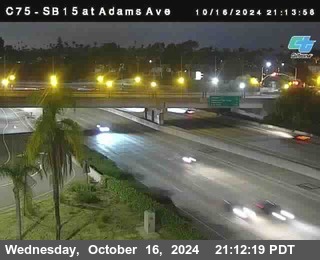 SB 15 at Adams Ave (On Ramp)