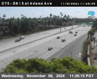 SB 15 at Adams Ave (On Ramp)