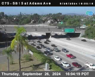 SB 15 at Adams Ave (On Ramp)