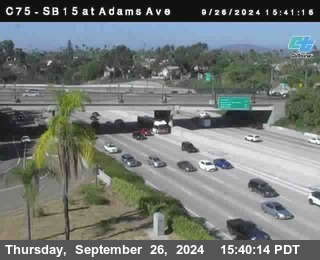 SB 15 at Adams Ave (On Ramp)