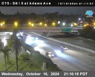 SB 15 at Adams Ave (On Ramp)