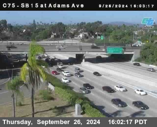 SB 15 at Adams Ave (On Ramp)