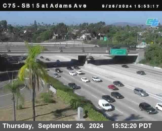 SB 15 at Adams Ave (On Ramp)