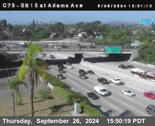 SB 15 at Adams Ave (On Ramp)