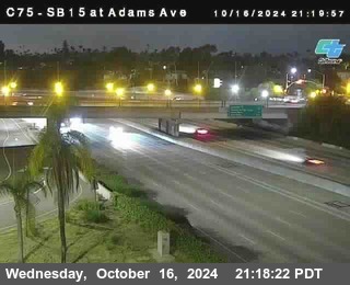 SB 15 at Adams Ave (On Ramp)