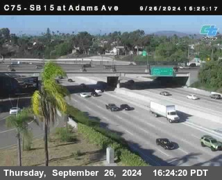 SB 15 at Adams Ave (On Ramp)