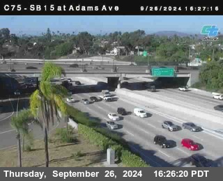 SB 15 at Adams Ave (On Ramp)