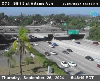 SB 15 at Adams Ave (On Ramp)