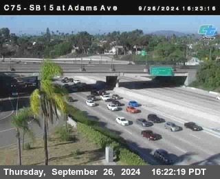 SB 15 at Adams Ave (On Ramp)