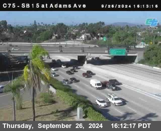 SB 15 at Adams Ave (On Ramp)