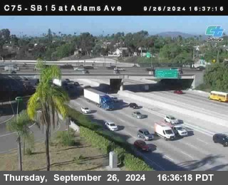 SB 15 at Adams Ave (On Ramp)