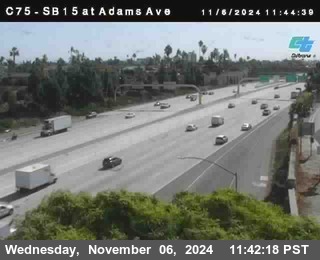 SB 15 at Adams Ave (On Ramp)