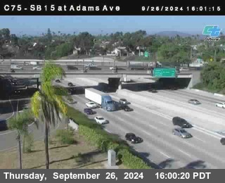 SB 15 at Adams Ave (On Ramp)