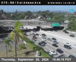 SB 15 at Adams Ave (On Ramp)