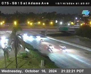 SB 15 at Adams Ave (On Ramp)