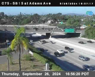 SB 15 at Adams Ave (On Ramp)