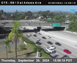 SB 15 at Adams Ave (On Ramp)