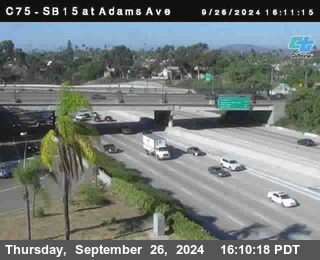 SB 15 at Adams Ave (On Ramp)