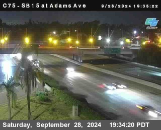 SB 15 at Adams Ave (On Ramp)