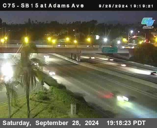 SB 15 at Adams Ave (On Ramp)