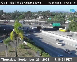 SB 15 at Adams Ave (On Ramp)