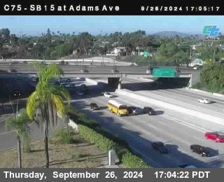 SB 15 at Adams Ave (On Ramp)