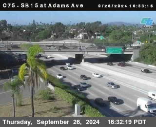 SB 15 at Adams Ave (On Ramp)