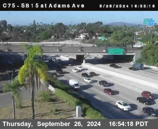 SB 15 at Adams Ave (On Ramp)